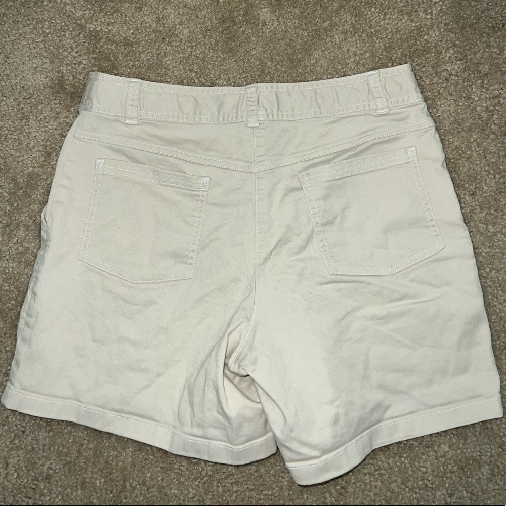 Talbots Kids White / Cream Bermuda shorts size 20 - Picture 10 of 12